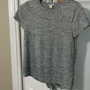 Jcrew XS short sleeve detailed back!